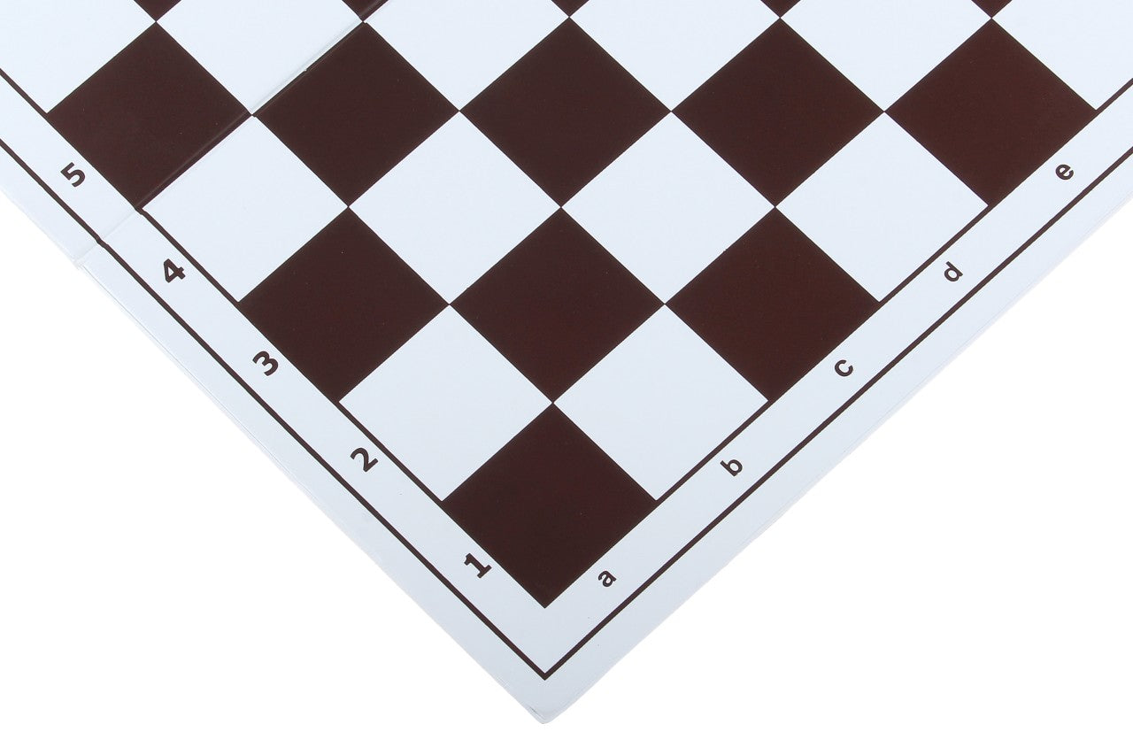 Échiquier plastique pliant en 2, marron et blanc - échiquier de tournoi de 36x36cm - f00f4732bbb8232e8112834dccb70dd9