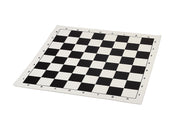 Échiquier roulable vinyle Noir - échiquier de tournoi aux cases de 60x60mm
