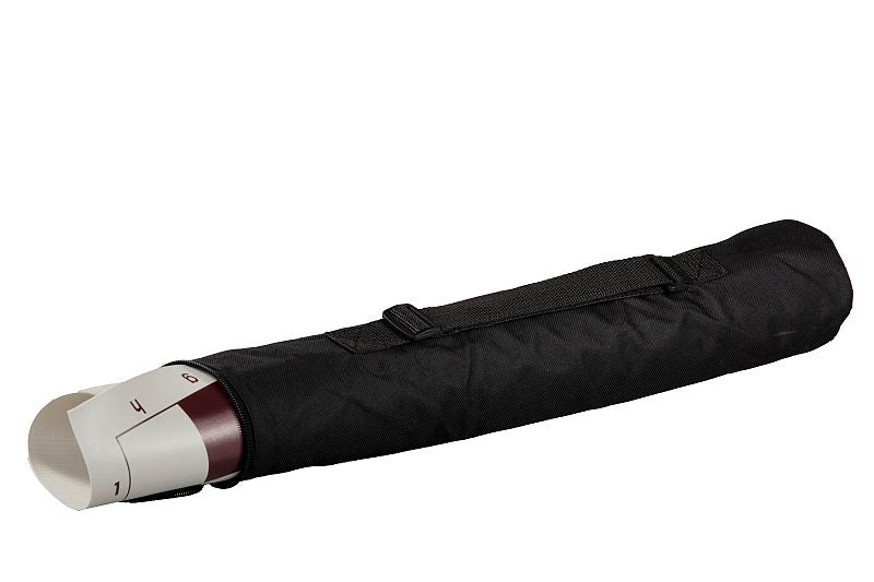 Juego de ajedrez en bolsa: piezas de plástico DCP03G (rey de 96 mm) + tablero enrollable con casillas de 57 mm en color marrón + bolsa - Juego de ajedrez en bolsa: piezas de plástico DCP03G (rey de 96 mm) + tablero enrollable con casillas de 57 mm en color marrón + bolsa