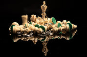 Porte clé - Tour Blanche / Pièce d'échecs en bois naturel