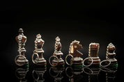 Porte clé - Tour noire / Pièce d'échecs en bois teinté en noir