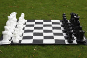 Middle size garden chess set - pieces + nylon chessboard