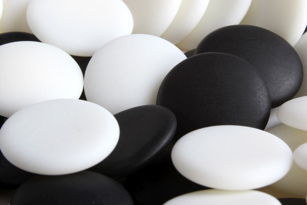 Jeu de Go - pierres de Go en resine - Bols noir et blanc - c69214d539794b84e26af58cd3f82859