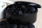 Jeu de Go - pierres de Go en resine - Bols noir et blanc