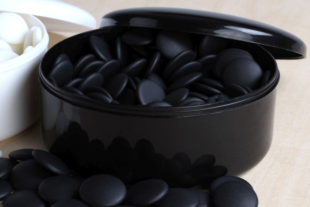 Jeu de Go - pierres de Go en resine - Bols noir et blanc - bbadad0774961d4b6fff3abc8ab4ce61