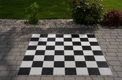Jeu d'Echecs Géant Jardin et Exterieur: Pièces Echecs Géantes (roi 30cm)  + Echiquier Plastique (cases17mm)