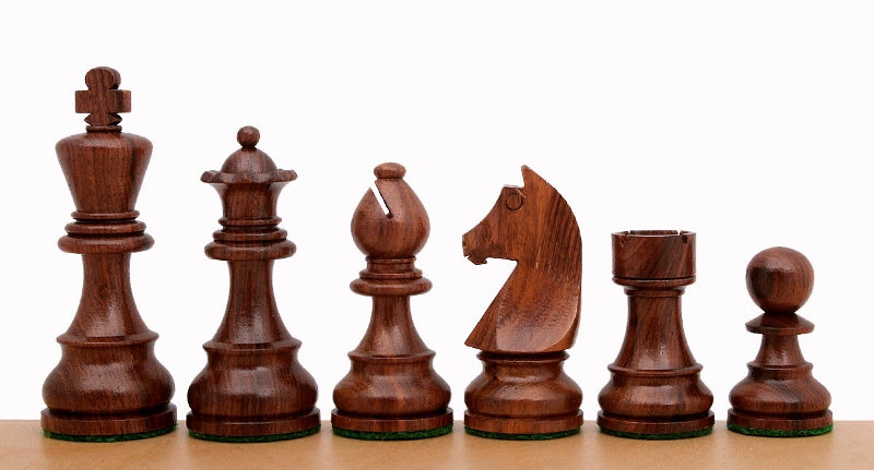 Jeu d'échecs de tournoi avec les pièces German Knight (Timeless) en bois d'acacia et buis de taille 5 (48x48cm) - L'ensemble complet - dae32b481b5567b66a269d7219b07454