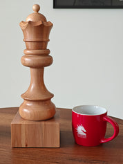 Copa de ajedrez de madera - White Hetman