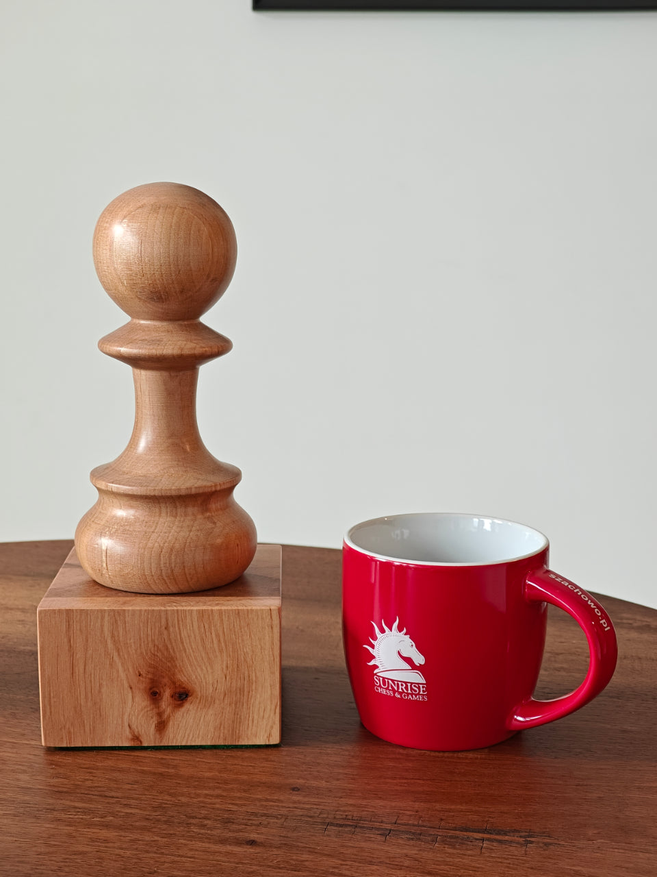 Coupe d'échecs en bois - Pion blanc - fb330bbb073fff511fbdea81acd84bfb