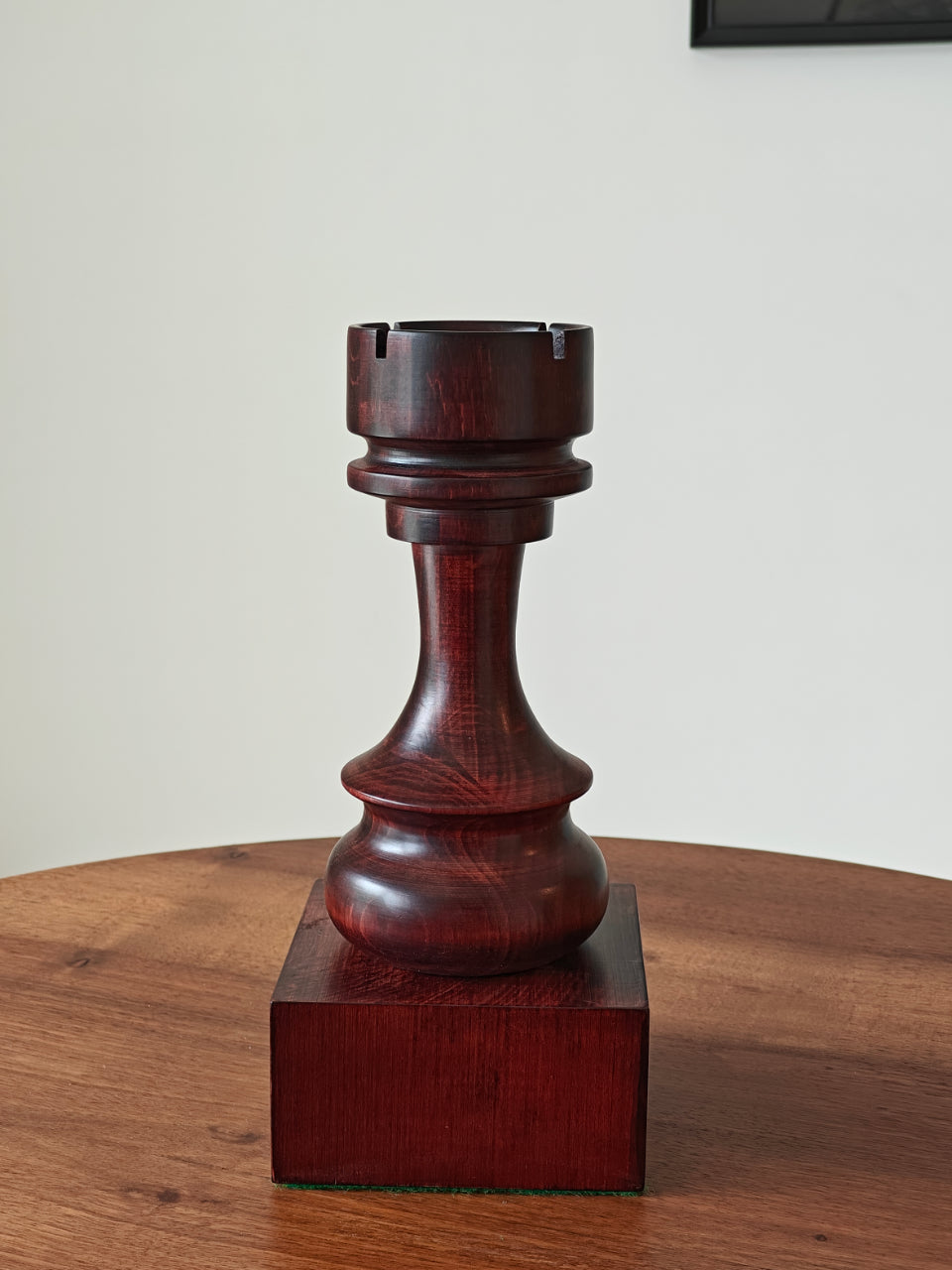 Copa de ajedrez de madera - Torre Negra - Copa de ajedrez de madera - Torre Negra