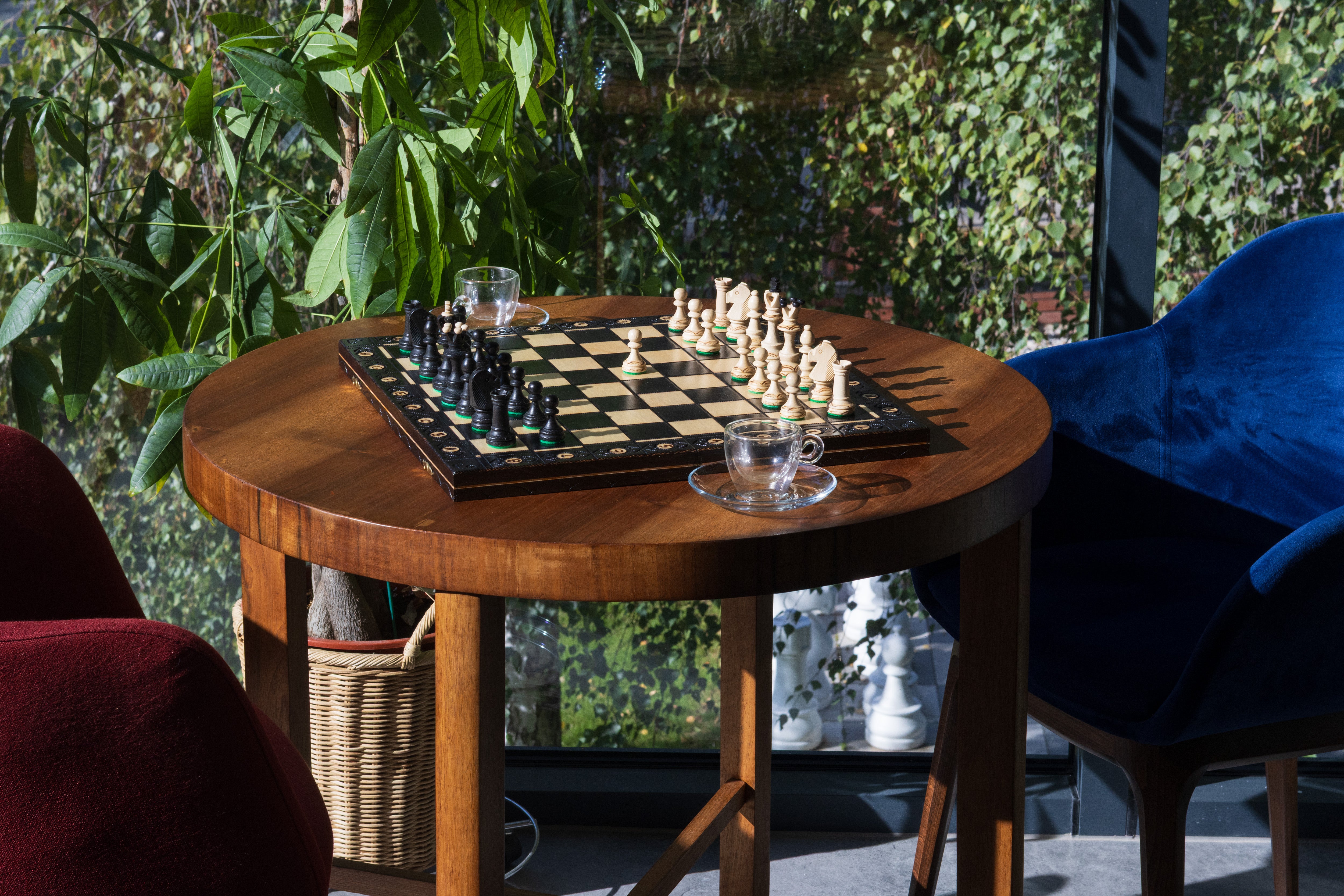 Jeu d'échecs SENATEUR Black en bois de charme, de taille moyenne (41 x 41cm) - Ensemble Complet Noir - a2c280d1f2d76aa2d5d6785683920110