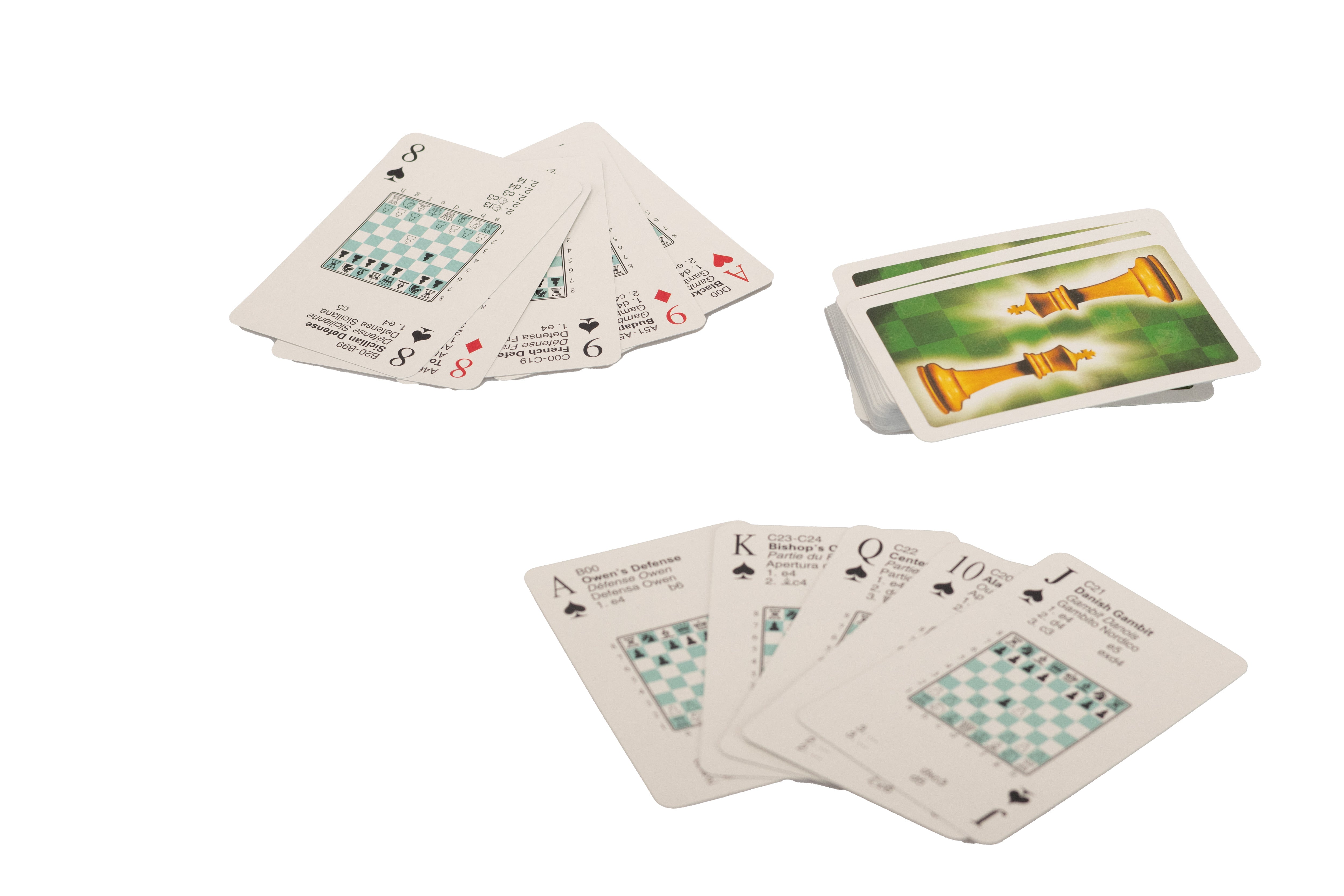 Cartes à jouer - Cartes Ouvertures d'Echecs - 4a418e4e583bbdadcb2a3f376d4cf132