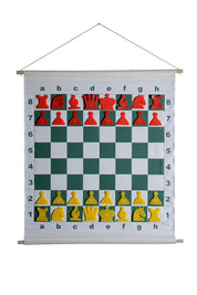 Juego de ajedrez JUNIOR PLUS (10 tableros plegables con piezas de ajedrez + 1 tablero de demostración)