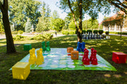 Tablero de «chińczyk» para exterior / jardín (4 x 4 m)