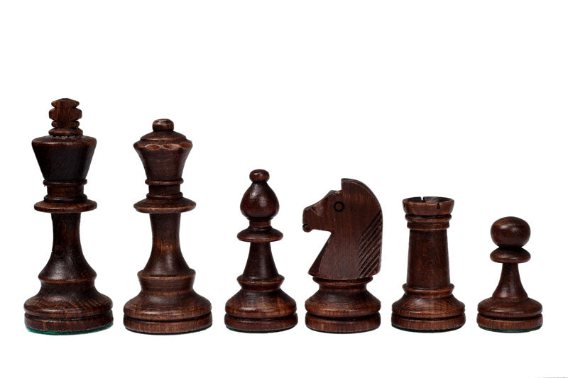Les pièces d'échecs en bois STAUNTON de taille 4 dans un poly-sac - 37a7d8964c24bb40e62cce421b503536