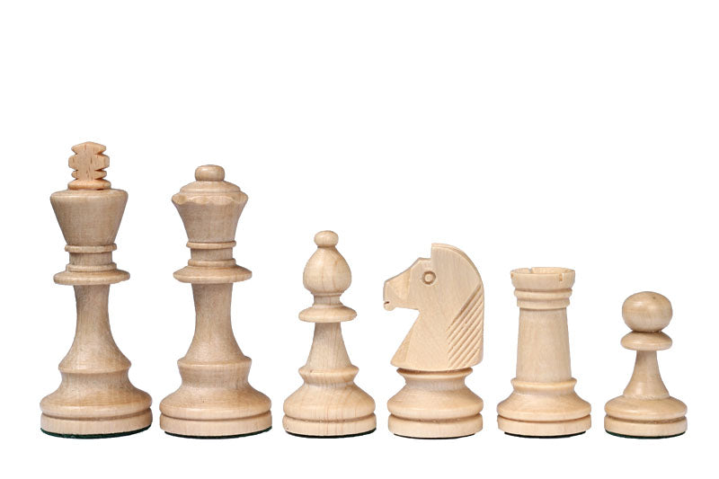 Les pièces d'échecs en bois STAUNTON de taille 4 dans un poly-sac - f71bd4a891b97169ff8ef15834750644