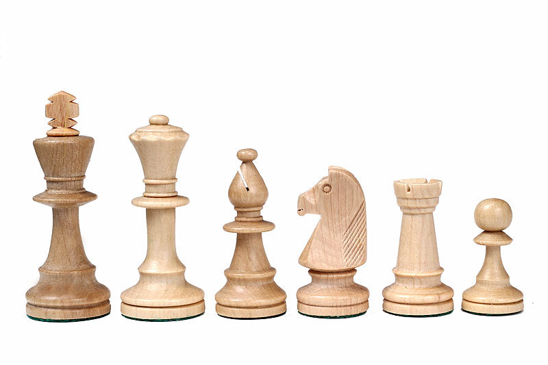 Les pièces d'échecs en bois STAUNTON de taille 5 dans un poly-sac - 32bc0d9fc2e711c662f615325435e184