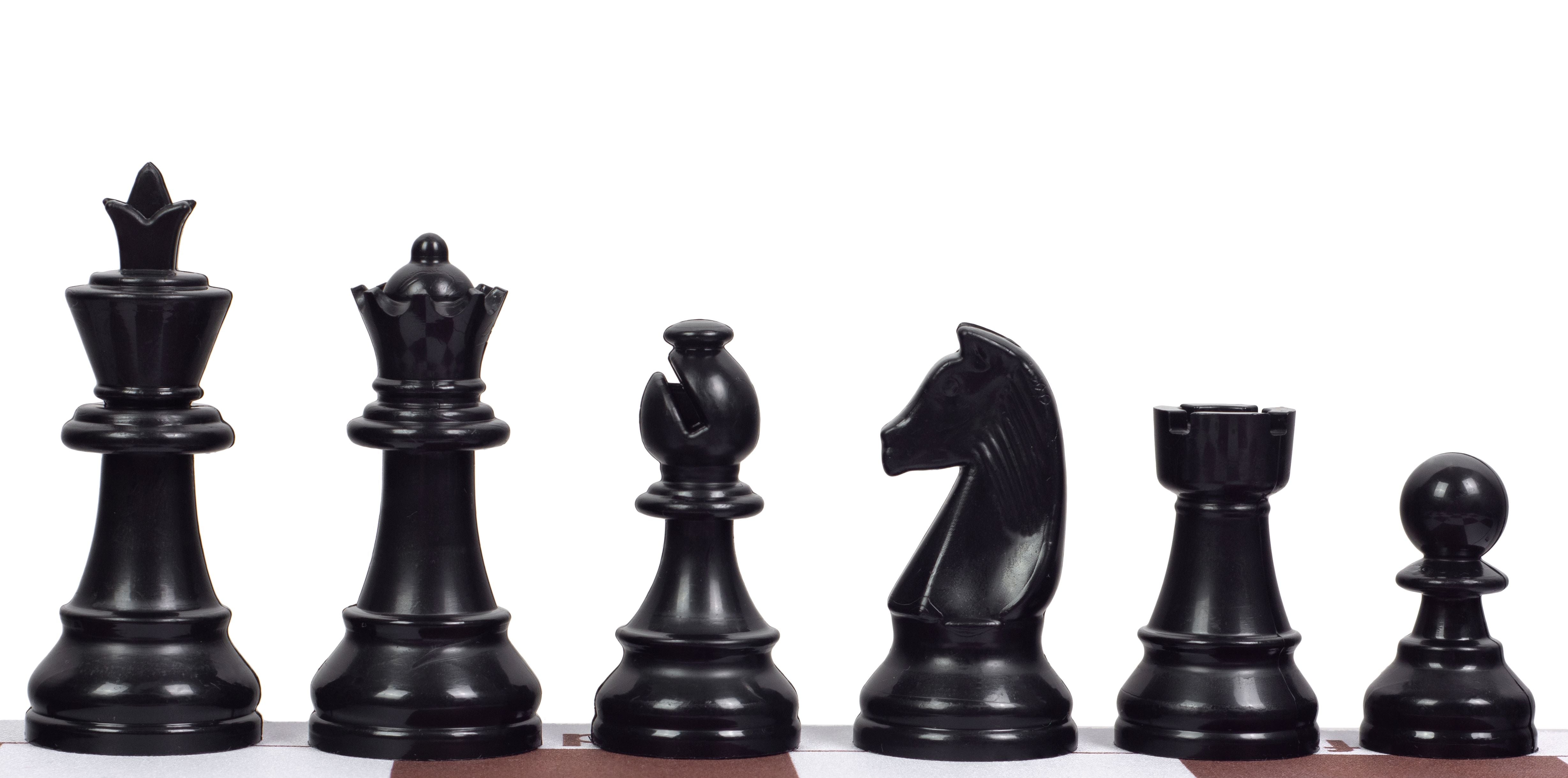 Figurines d'échecs Staunton, plastique (roi 85 mm) - dbc39e5ab18ce49662ffca90095c5dae