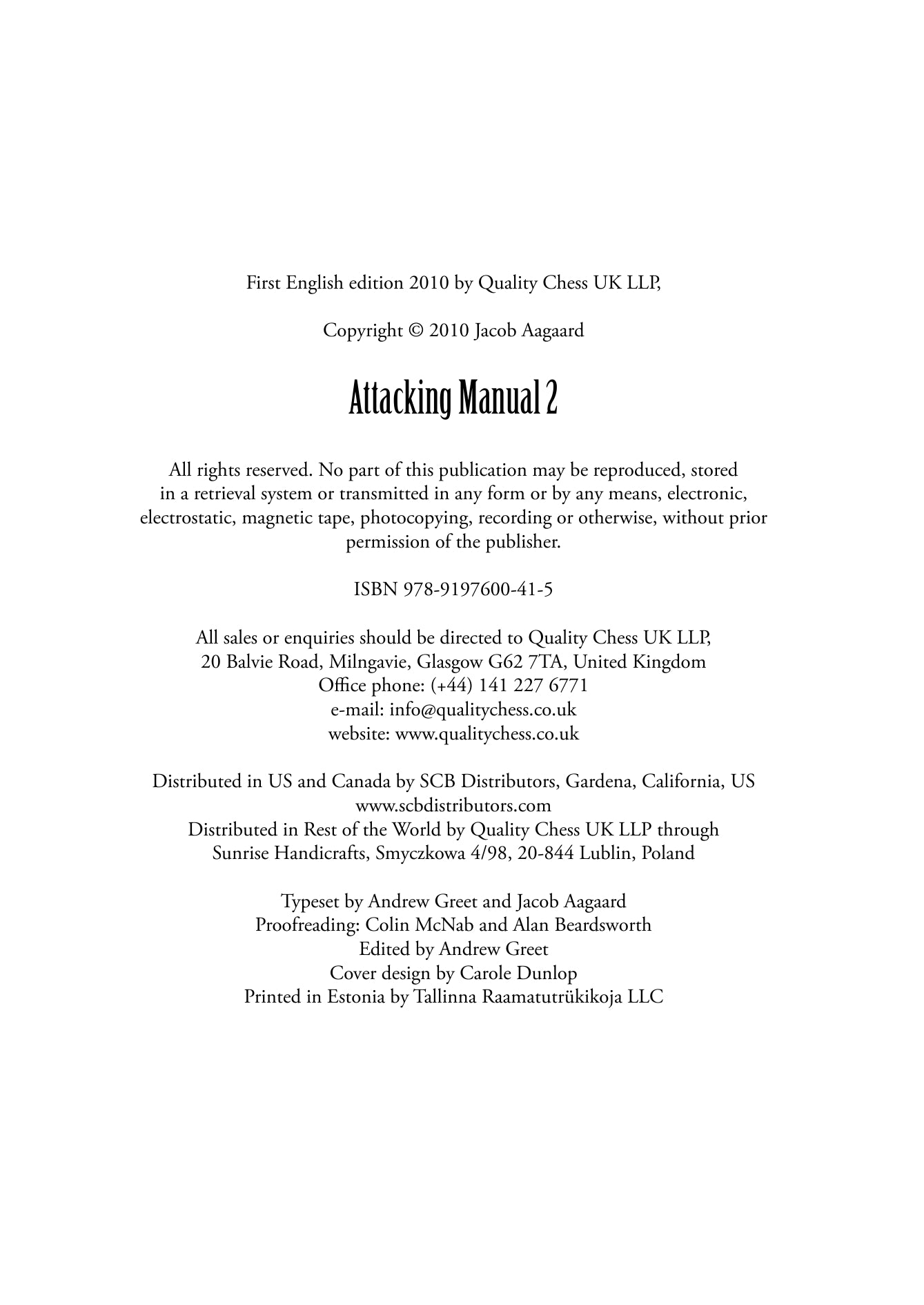 «Attacking Manual 2», de Jacob Aagaard (tapa blanda) - «Attacking Manual 2», de Jacob Aagaard (tapa blanda)