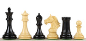 DERBY KNIGHT EBONY 4" chess pieces