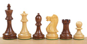 Pièces d'échecs Executive en bois d'acacia et buis - Taille 3,75''