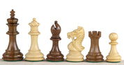 Pièces d'échecs roi's Bridal en bois d'acacia et buis  - Taille 3,50''