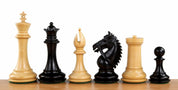 Pièces d'échecs Made in America  Ebony en bois d'ébène et de buis - Taille 4,25''