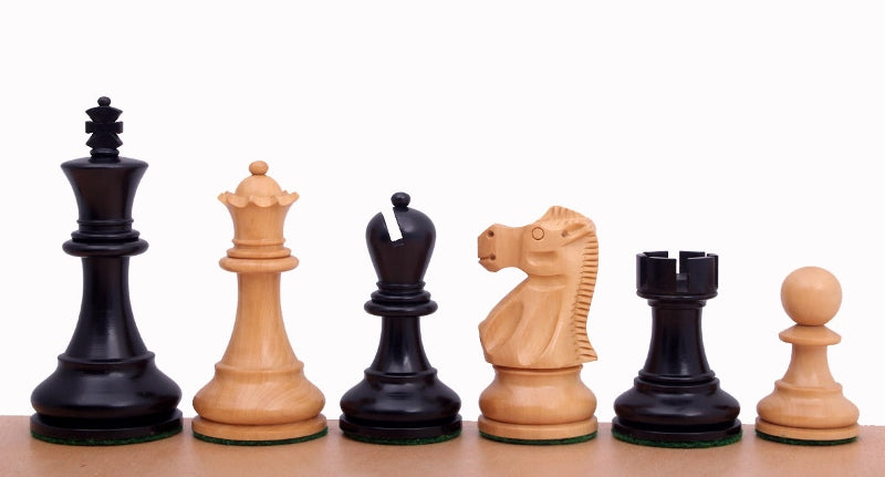Pièces d'échecs Reykjavik en bois de buis - Taille 4,00'' - Pièces d'échecs Reykjavik en bois de buis - Taille 4,00''