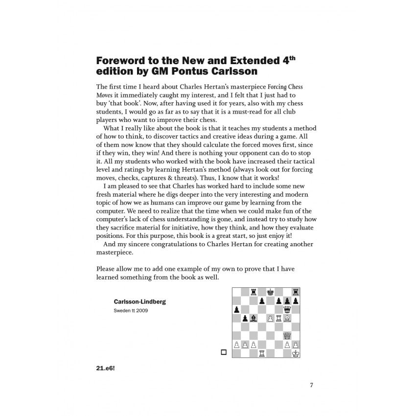 FORCING CHESS MOVES NOUVELLE 4ème édition - FORCING CHESS MOVES NOUVELLE 4ème édition