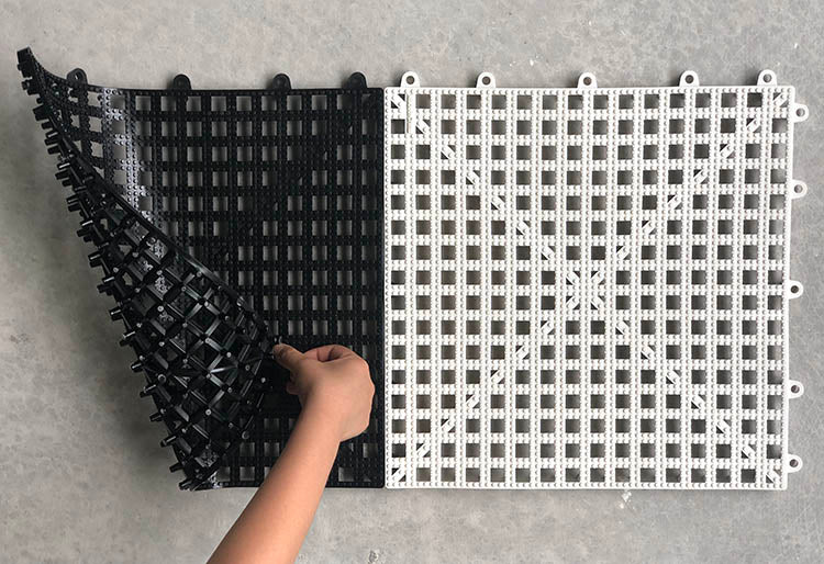 Échiquier en caoutchouc pour échecs et dames d'extérieur/de jardin (champ de 30 cm) - 826ee1056ec96386b90b9126a5800d1e