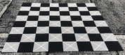 PVC Rubberized Vinyl Chess Board. 8" squares