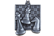 Chess Award - Square Medal Silver