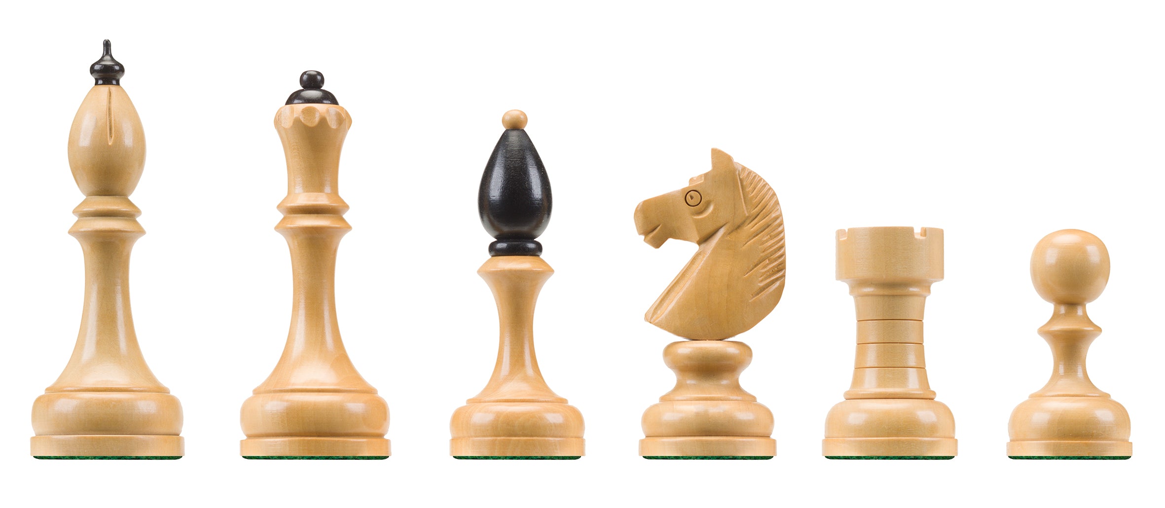 Pièces d'échecs en bois DGT "Czech Club" pour échiquiers électroniques - 676d75fca1b48320c905212089304984