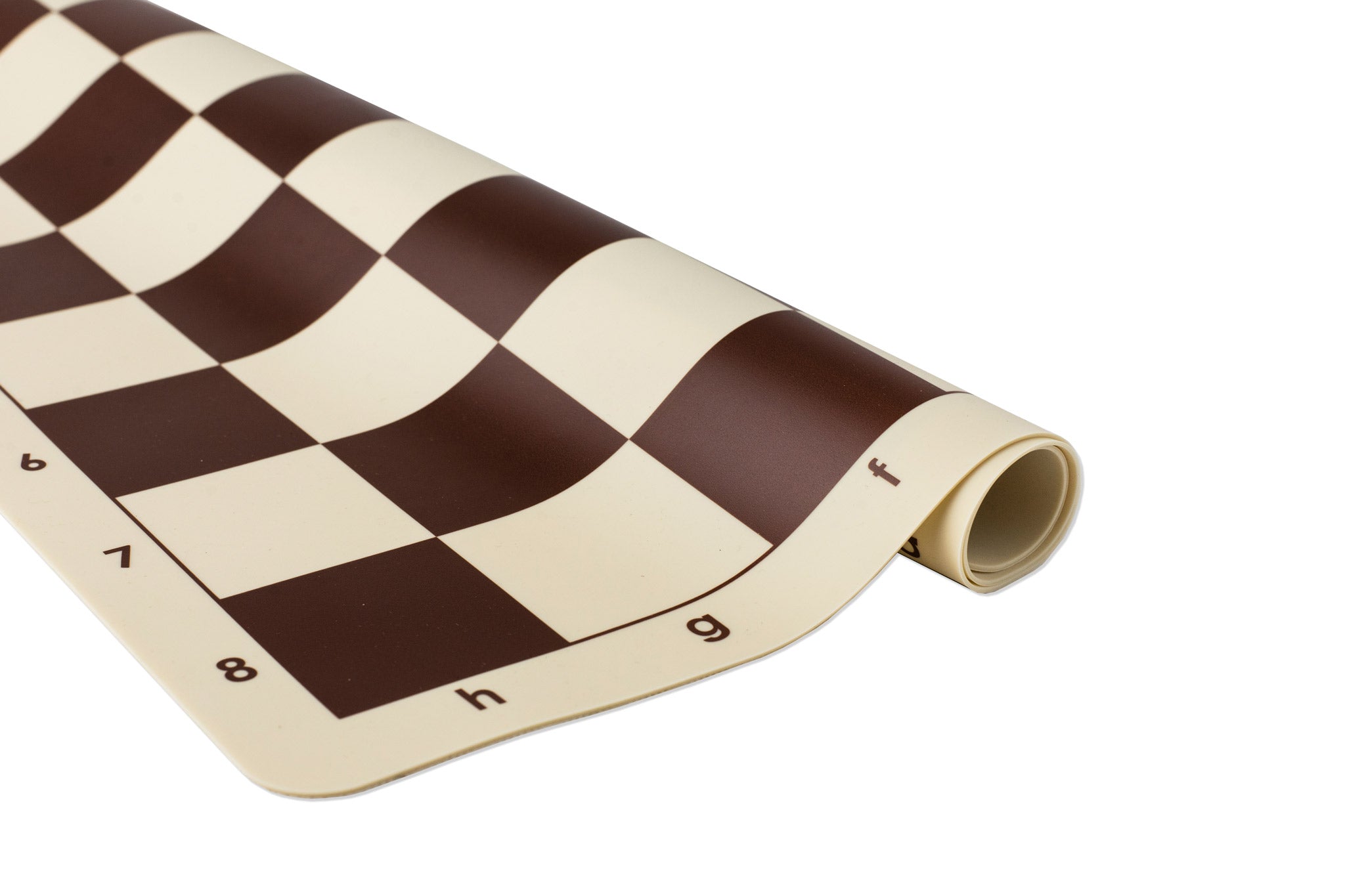 Échiquier marron/blanc en silicone (cases 55mm) - taille 5+ - Échiquier marron/blanc en silicone (cases 55mm) - taille 5+