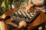 Juego de ajedrez de madera plegable Barcelona 42 x 42 cm