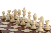 Juego de ajedrez de madera plegable Campeón 55 x 55 cm